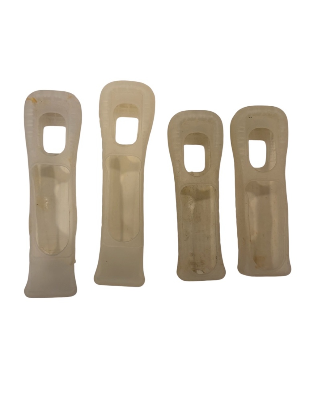 Set of 4 Wii Remote Clear Silicone Covers